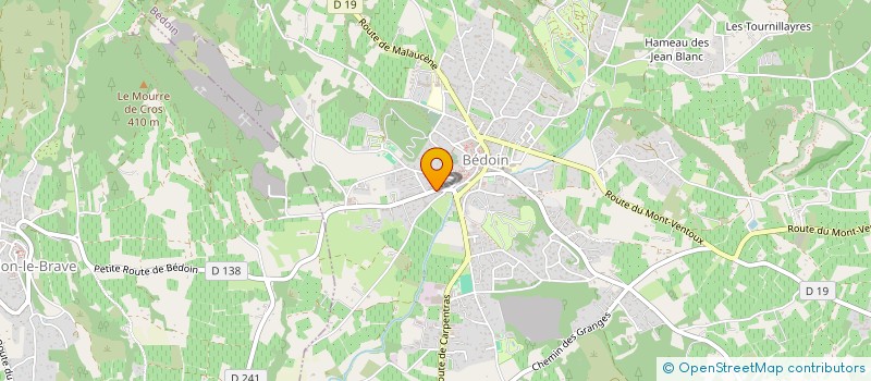 localisation de l'entreprise MONSIEUR TONY SOTO  BEDOIN