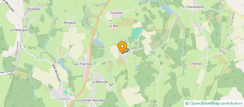 localisation de l'entreprise MONSIEUR TONY SOUFFLET à PAGEAS
