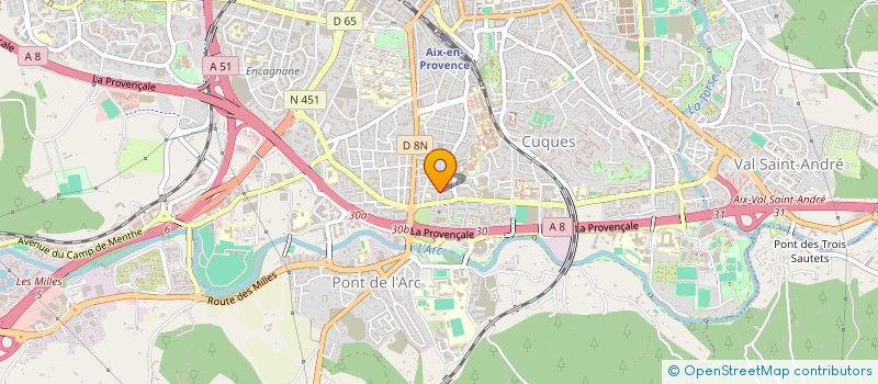 localisation de l'entreprise MONSIEUR TONY SPADARO à AIX-EN-PROVENCE