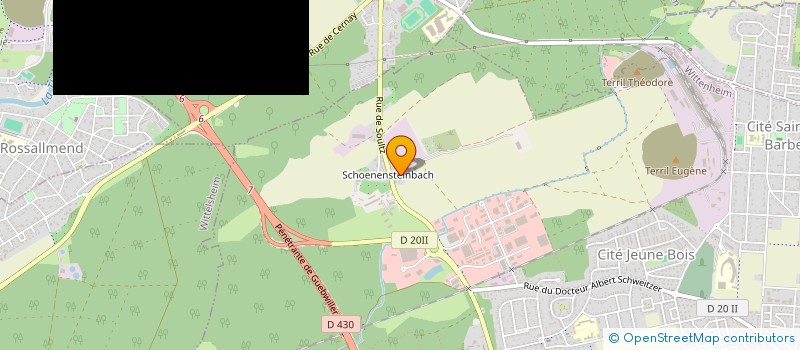 localisation de l'entreprise MONSIEUR TONY STEIS  WITTENHEIM