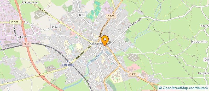 localisation de l'entreprise MONSIEUR TONY SUPLICE  VALOGNES