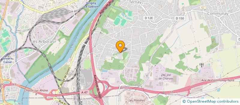 localisation de l'entreprise MONSIEUR TONY TABORDA  TERNAY