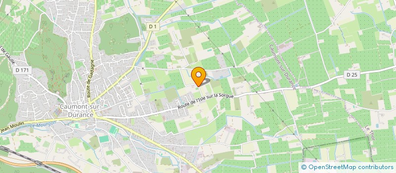 localisation de l'entreprise MONSIEUR TONY TAGLIONE à CAUMONT-SUR-DURANCE