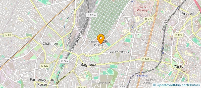 localisation de l'entreprise MONSIEUR TONY TCHADJEU à BAGNEUX