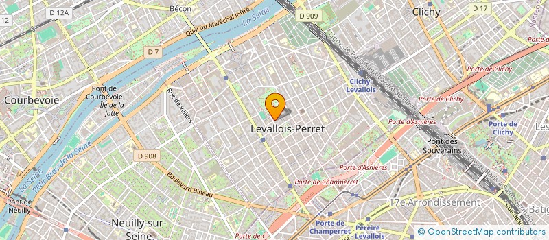 localisation de l'entreprise MONSIEUR TONY TEIXEIRA à LEVALLOIS-PERRET