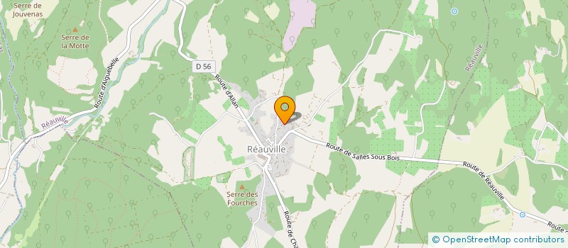 localisation de l'entreprise MONSIEUR TONY THEVENET  REAUVILLE