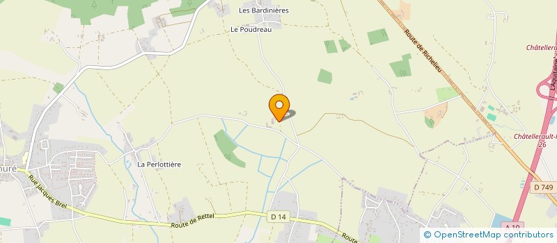 localisation de l'entreprise MONSIEUR TONY THIBAULT  THURE