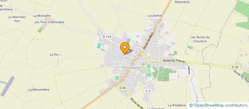 localisation de l'entreprise MONSIEUR TONY THONAT  BLOIS