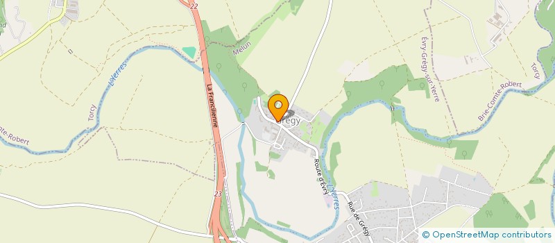 localisation de l'entreprise MONSIEUR TONY TOPELLO  EVRY-GREGY-SUR-YERRE