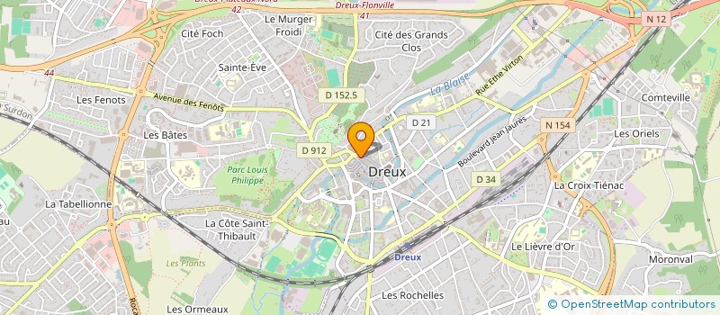 localisation de l'entreprise MONSIEUR TONY TROPHEE à DREUX