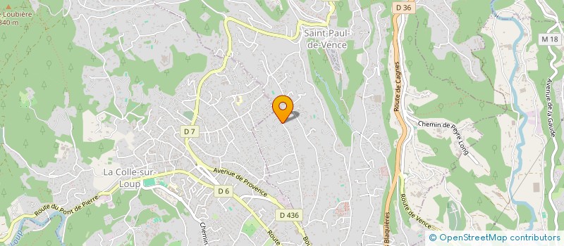 localisation de l'entreprise MONSIEUR TONY TRUFFO à SAINT-PAUL-DE-VENCE