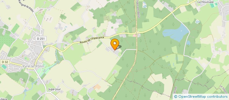 localisation de l'entreprise MONSIEUR TONY TULARD  YVRE-LE-POLIN