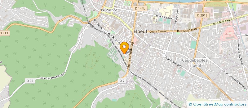 localisation de l'entreprise MONSIEUR TONY TURQUET  ELBEUF