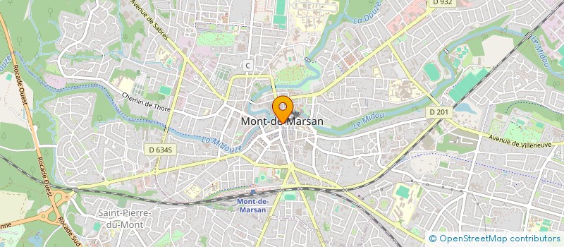localisation de l'entreprise MONSIEUR TONY URRUTIA  MONT-DE-MARSAN