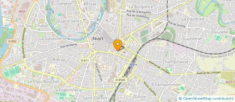 localisation de l'entreprise MONSIEUR TONY VALLET à NIORT