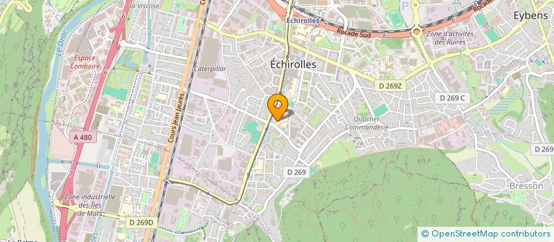 localisation de l'entreprise MONSIEUR TONY VAN à ECHIROLLES