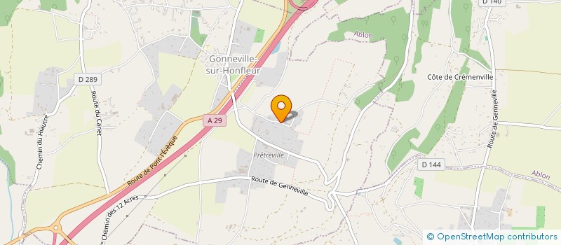 localisation de l'entreprise MONSIEUR TONY VAN DEN OORD  GONNEVILLE-SUR-HONFLEUR