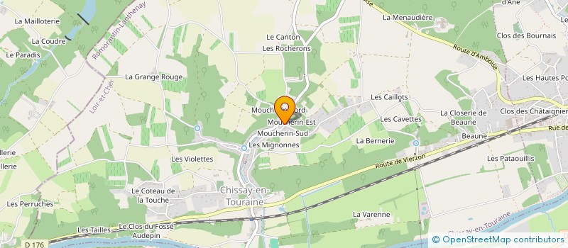 localisation de l'entreprise MONSIEUR TONY VAZ  CHISSAY-EN-TOURAINE