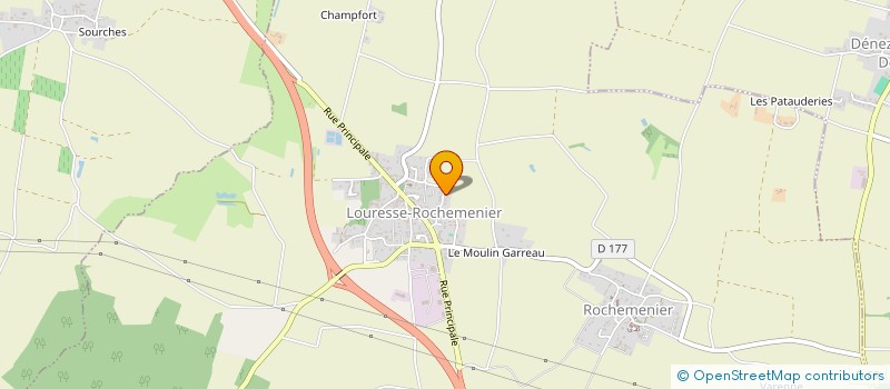 localisation de l'entreprise MONSIEUR TONY VEGER  LOURESSE-ROCHEMENIER