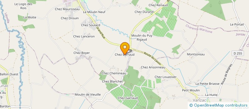 localisation de l'entreprise MONSIEUR TONY VEQUEAU  LEOVILLE