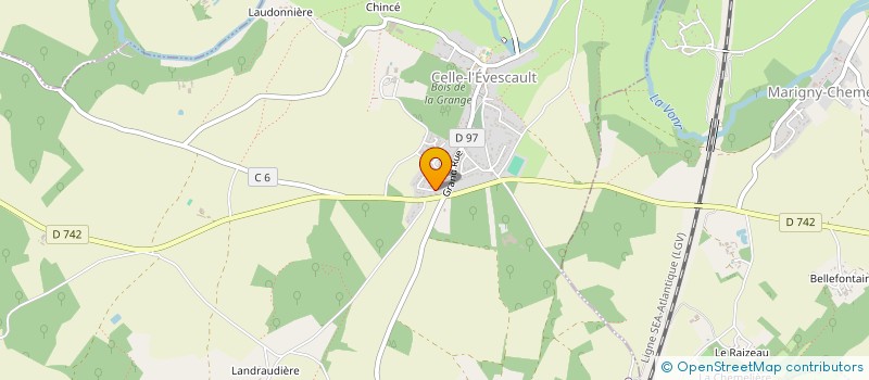 localisation de l'entreprise MONSIEUR TONY VERCOUILLIE  CELLE-LEVESCAULT