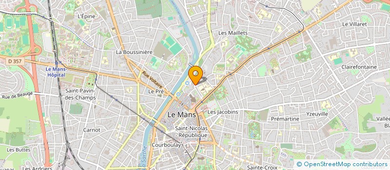 localisation de l'entreprise MONSIEUR TONY VERRIER à LE MANS
