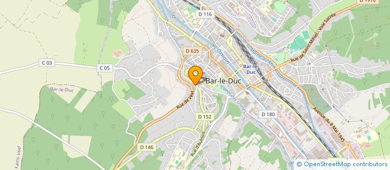 localisation de l'entreprise MONSIEUR TONY VICARIO à BAR-LE-DUC