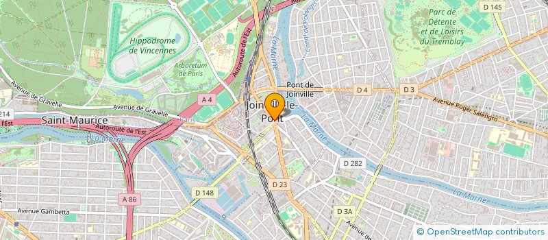 localisation de l'entreprise MONSIEUR TONY VILBERT à JOINVILLE-LE-PONT