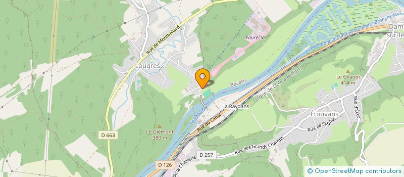 localisation de l'entreprise MONSIEUR TONY VIOLARD  LOUGRES