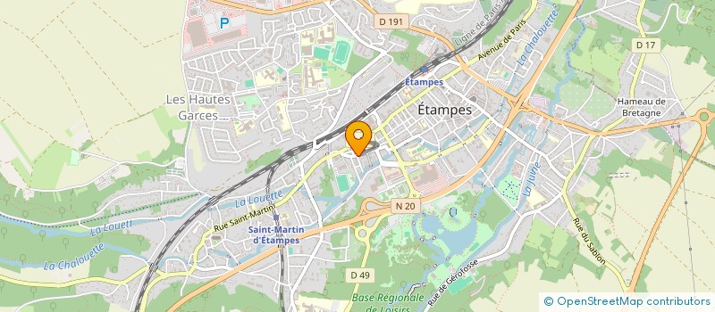 localisation de l'entreprise MONSIEUR TONY VISSE à ETAMPES