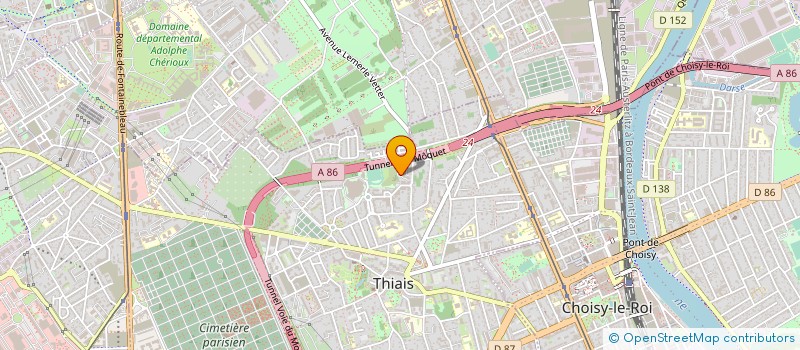 localisation de l'entreprise MONSIEUR TONY VITTER  THIAIS