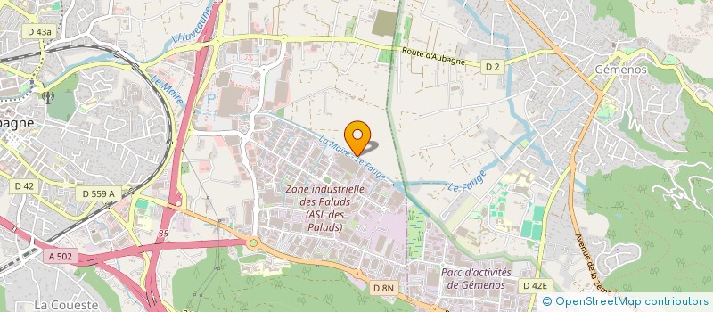 localisation de l'entreprise MONSIEUR TONY WAELDO  AUBAGNE