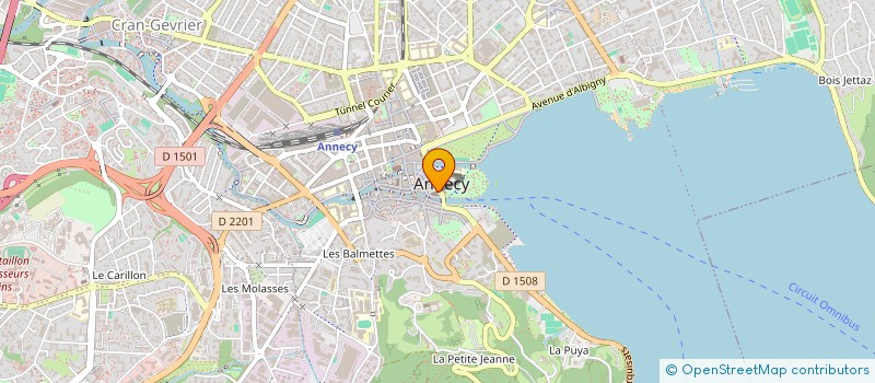 localisation de l'entreprise MONSIEUR TONY WEISS à ANNECY