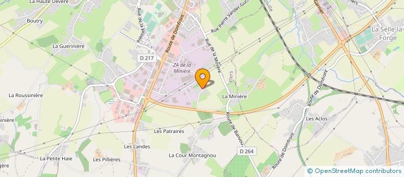 localisation de l'entreprise MONSIEUR TONY WEISS à FLERS