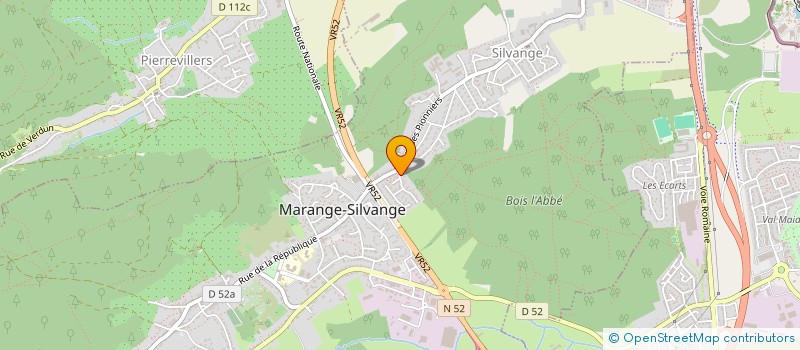 localisation de l'entreprise MONSIEUR TONY WITT  MARANGE-SILVANGE