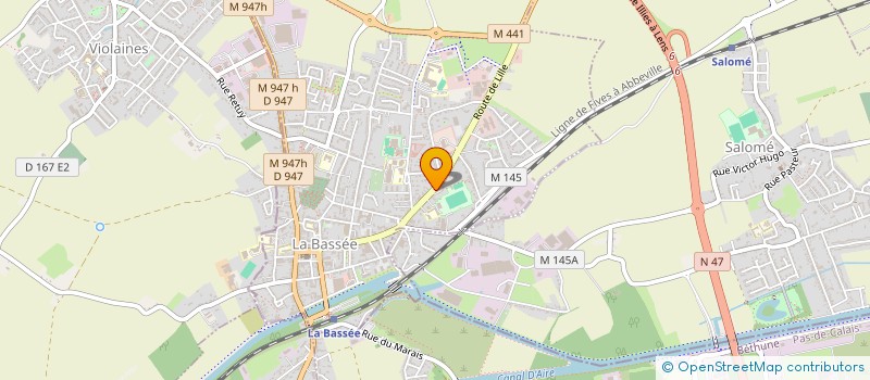 localisation de l'entreprise MONSIEUR TONY WRZOS  AUCHY-LES-MINES