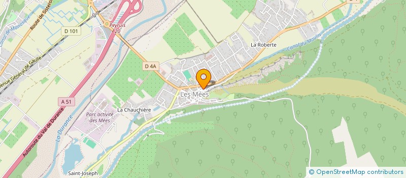 localisation de l'entreprise MONSIEUR TONY WYSS à LES MEES