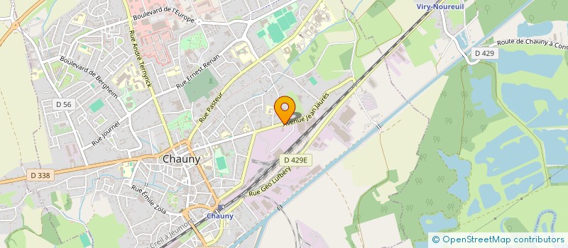 localisation de l'entreprise MONSIEUR TONYNO DE PETTER à CHAUNY