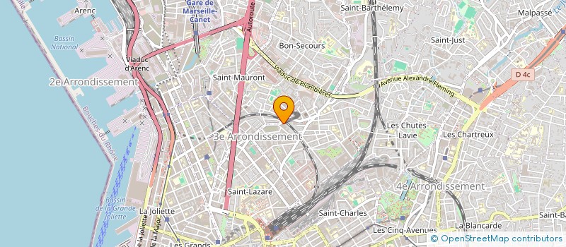 localisation de l'entreprise MONSIEUR TOOFAN ZALMAI à MARSEILLE