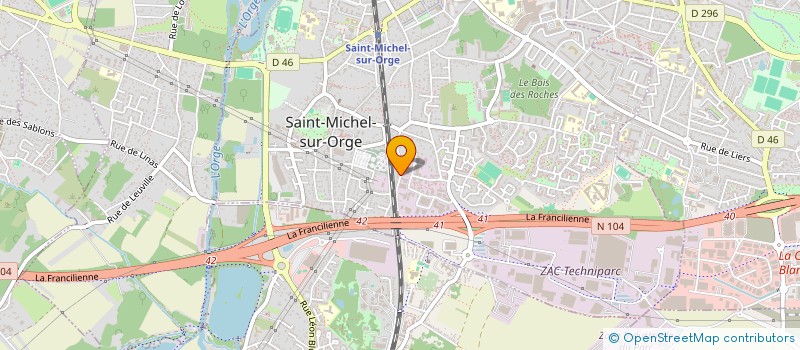 localisation de l'entreprise MONSIEUR TORCATO MEIRA VIEGAS à SAINT-MICHEL-SUR-ORGE