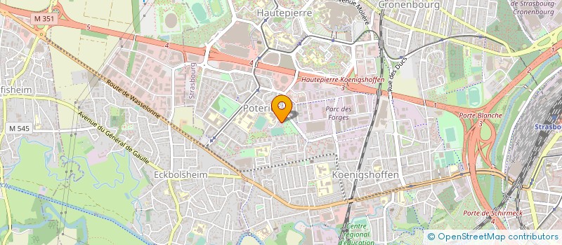 localisation de l'entreprise MONSIEUR TORCATO REBOLO FILIPE à STRASBOURG