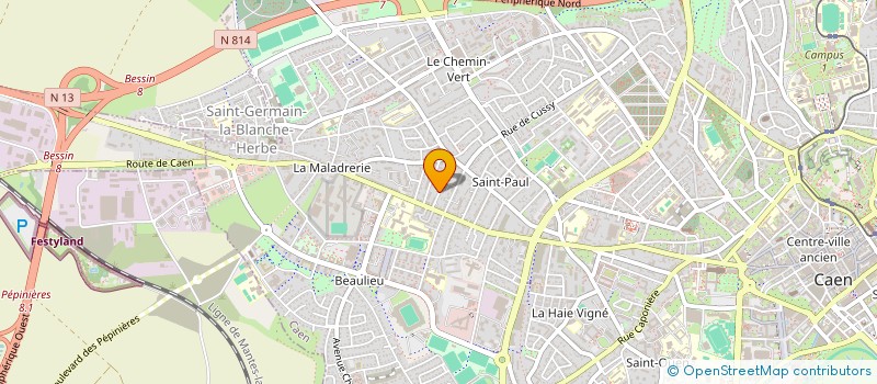 localisation de l'entreprise MONSIEUR TORDA HAKOBYAN à CAEN