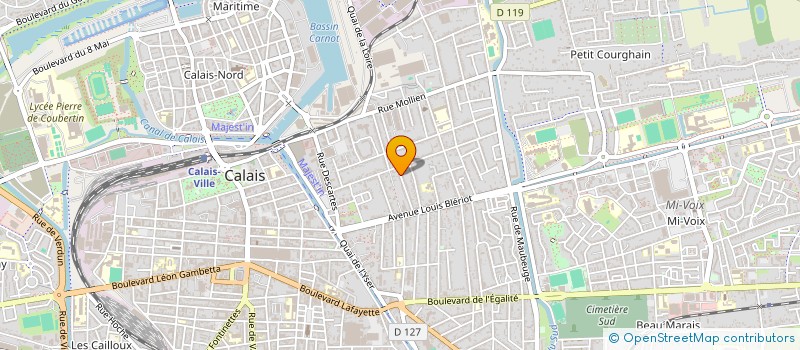 localisation de l'entreprise MONSIEUR TORINO PIERO  CALAIS