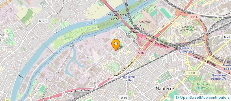 localisation de l'entreprise MONSIEUR TORIYALAI HASHIMI  NANTERRE