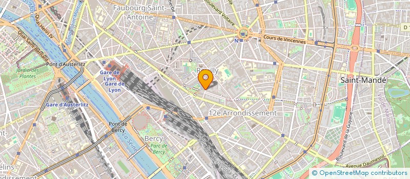 localisation de l'entreprise MONSIEUR TORRESS RAUL  PARIS