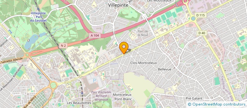 localisation de l'entreprise MONSIEUR TORTINO KIKUFI NSIBU  VILLEPINTE