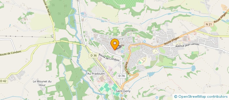 localisation de l'entreprise MONSIEUR TOSTI ZEPP  LECTOURE