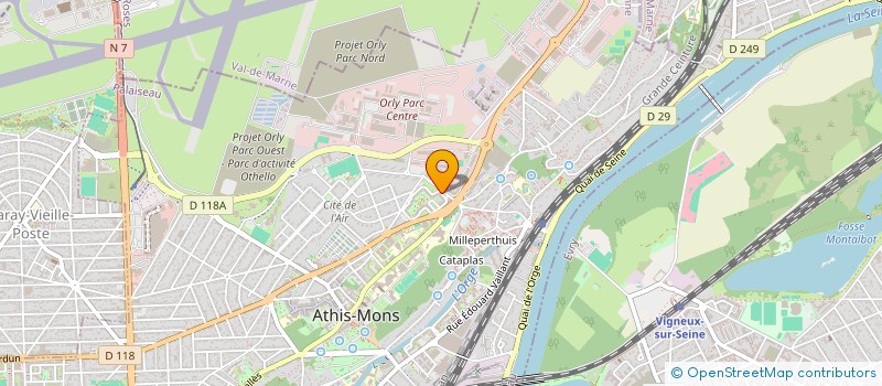 localisation de l'entreprise MONSIEUR TOU XIONG  ATHIS-MONS
