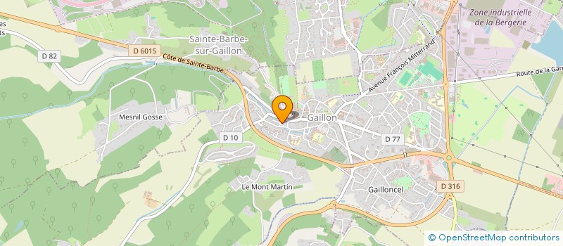 localisation de l'entreprise MONSIEUR TOUALI BOUABRE  GAILLON