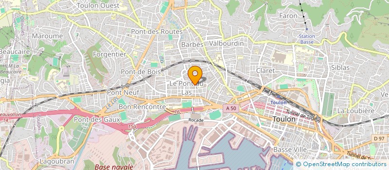 localisation de l'entreprise MONSIEUR TOUATI BAAHMED  TOULON